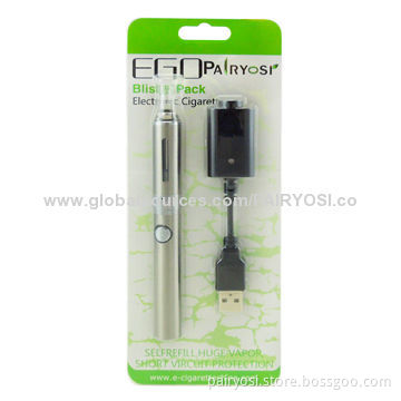 Electronic cigarette starter kits, bottom refill atomizer MT3, 650/900/1,100mAh capacity range